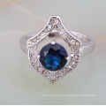 bijoux en argent prix de 1 carat diamant prong anneau de réglage pour les femmes